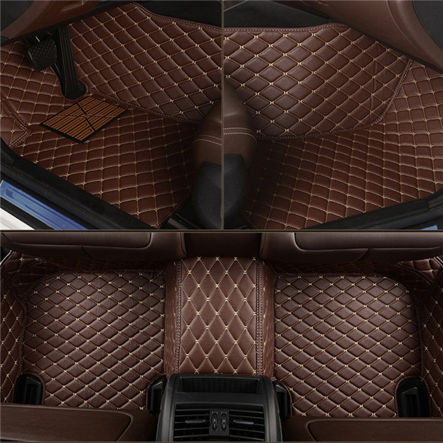 Leather Custom Car Floor MATS