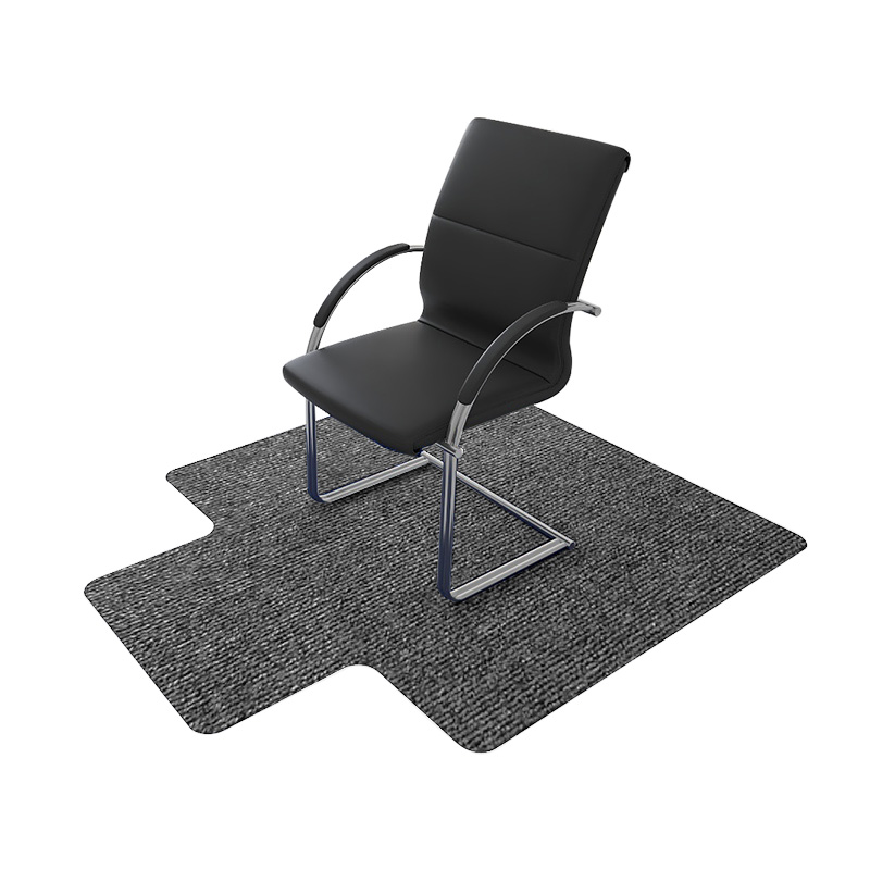  Leather Chair Mat, Grey, Wear-resistant, Waterproof, Anti-skid, Easy To Clean